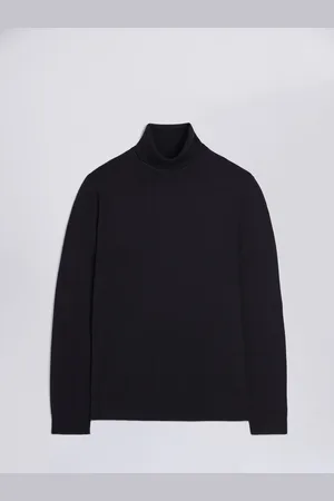 Moss Sweter z golfem , z domieszką wełny merynosaXL