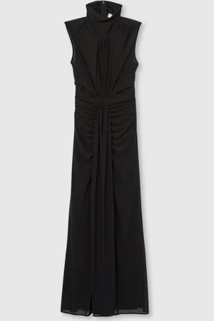 Reiss Daniella Sleeveless Ruched Maxi Dress40
