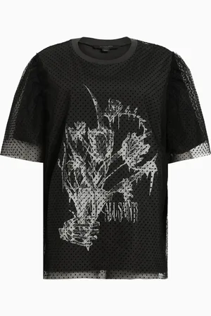 AllSaints AllSaints Tommi Fondre 100% Cotton T-ShirtL