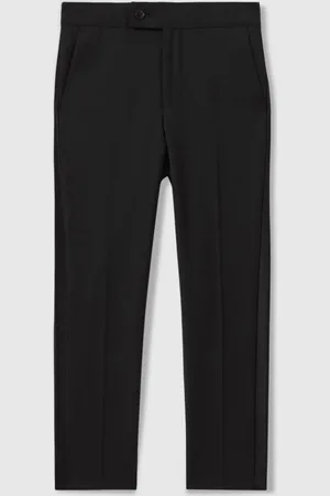 Reiss Knightsbridge Wool-Blend Tuxedo-Stripe Trousers8