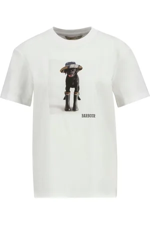 Barbour Woodrow Dog Print 100% Cotton T-Shirt38