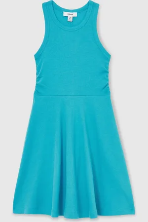 Reiss Jersey Ruched Skater Dress8