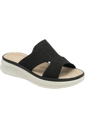 Dunlop Elasticated Mules Wedge Sandalseu41