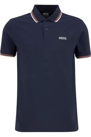 Barbour Blue Ethan 100% Cotton Polo ShirtL