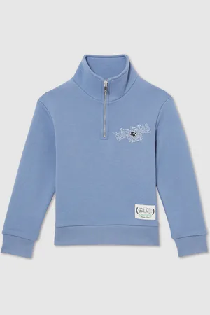 Smiley Reiss World Reiss Half-Zip Sweatshirt Unisex Fit158164 cm
