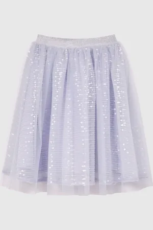 Reiss Charlotta Sequin Midi Skirt134140 cm