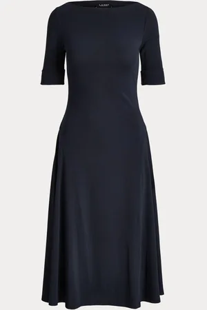 Ralph Lauren Munzie Stretch Jersey Midi DressXS