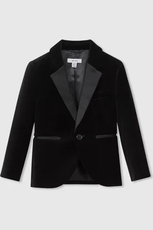 Reiss Ace Velvet Single Breasted Blazer3