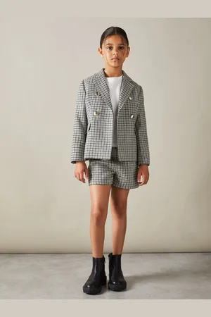 Reiss Charlie Checked Double Breasted Suit Blazer7
