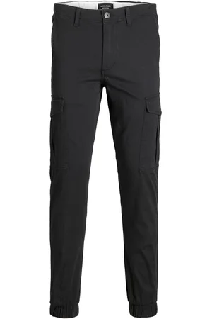 JACK & JONES Spodnie bojówki Marco o dopasowanym kroju ze ściągaczem10 lat (140 cm)