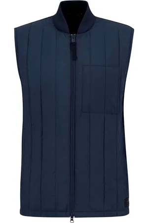 Barbour Blue Leafell Quilted GiletL