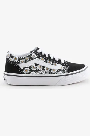 Vans Kids Floral Print Old Skool Daisies Shoesuk12eu305