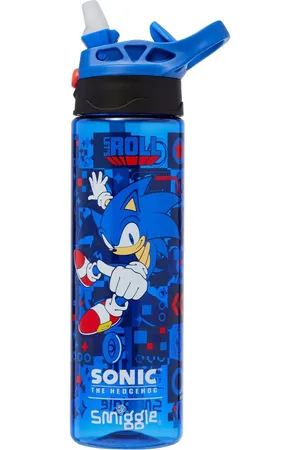 SMIGGLE Sonic The Hedgehog Plastic Flip Drink Bottle 650MlJeden