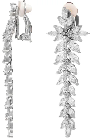 Jon Richard Tone Cubic Zirconia Crystal Statement Clip On EarringsJeden
