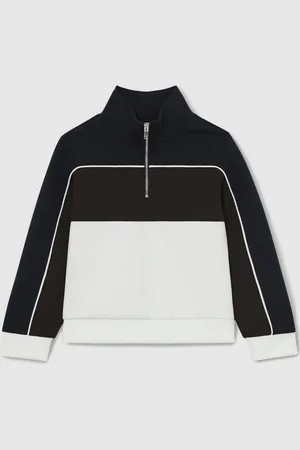 Reiss Katoon Colour-Block Half-Zip Sweatshirt4