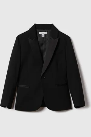 Reiss Knightsbridge Wool-Blend Tuxedo-Stripe Trousers3