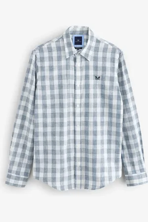 J.Crew Company Long Sleeve Linen Basket Weave ShirtM