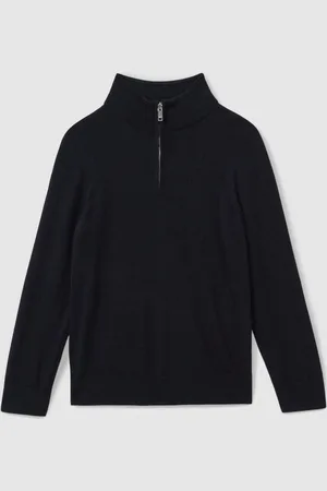Reiss Blackhall Merino Wool Quarter Zip Jumper5