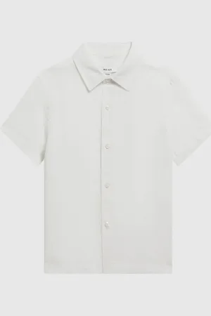 Reiss Lniana koszula Holiday z krótkim rękawem104110 cm