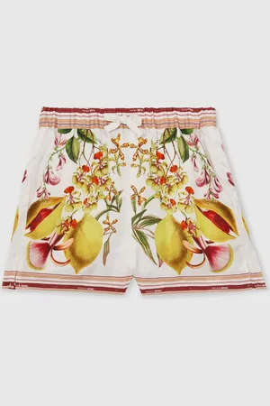 Reiss Sammie NYBG Satin Floral-Print Shorts6