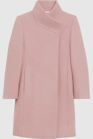 Reiss Kia Wool Blend Funnel Neck Coat116122 cm