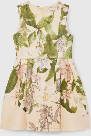 Reiss Trinny Floral Scuba Sleeveless Dress116122 cm