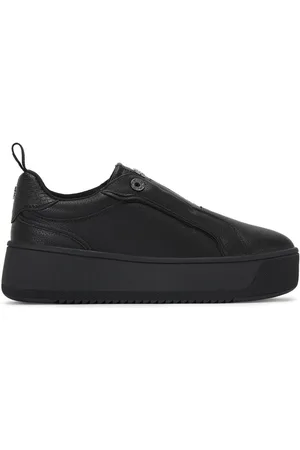 Kurt Geiger Lighter Laceless Black TrainersEU 41 (UK 8)