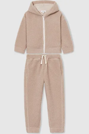 Reiss Zuri Borg Zipped Hoodie and Joggers Set6