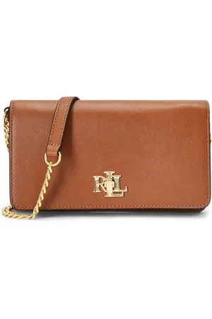 Ralph Lauren Leather Chain Crossbody Turn Lock BagJeden