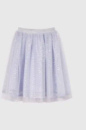 Reiss Charlotta Sequin Midi Skirt104110 cm
