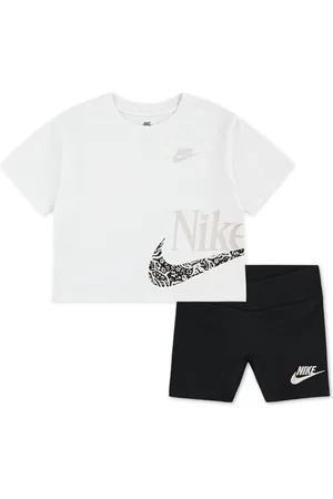 Nike Little Kids Wild Flower Boxy T-Shirt and Shorts Set110116 cm