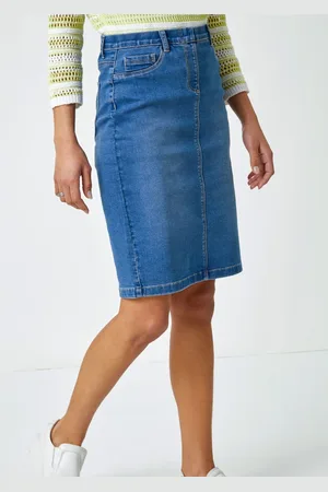 Roman Stretch Denim Pencil Skirt44