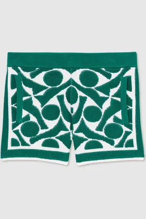 Reiss Vounder Abstract-Pattern Towelling Shorts110116 cm