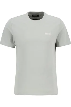 Barbour Grey Chest Logo 100% Cotton T-ShirtXL