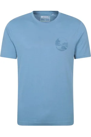 Mountain Warehouse Mens Camping Sketch 100% Cotton T-ShirtM