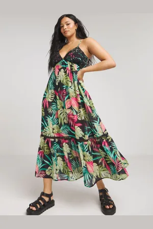 Simply Be Floral Print Maxi Beach Dress40