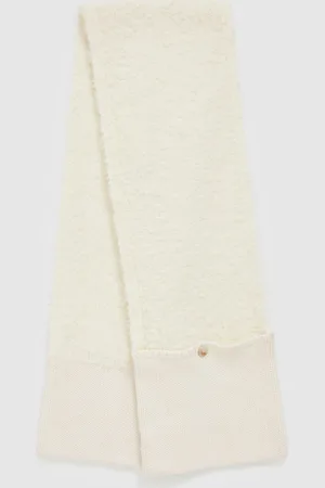 Reiss Becca Pouch-Pocket Fluffy Scarf With Wool And CashmereJeden