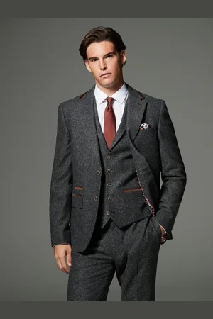 Next Regular Fit Trimmed Neppy Nova Fides Suit Jacket50 Regular (UK 40 R)