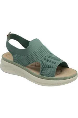 Dunlop Elasticated Wedge Sandalseu37