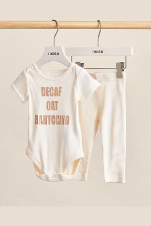 Reiss Lael Slogan Bodysuit And Leggings Set8086 cm