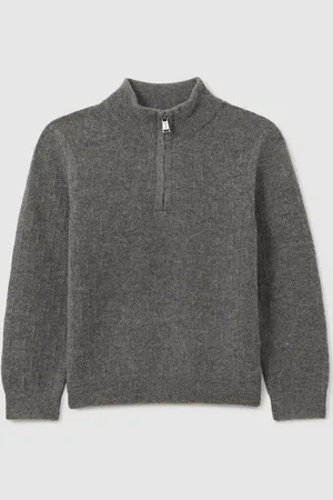 Reiss Chester Zipped Funnel Neck Wool Jumper6