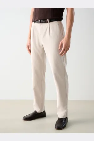 Next Belted Cotton Linen Trousers46 R