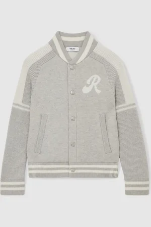 Reiss Yates Logo-Intarsia Bomber Jacket11