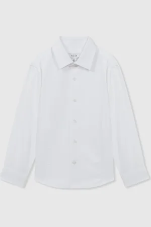 Reiss Marcel Slim Fit Textured Bib Dinner Shirt5