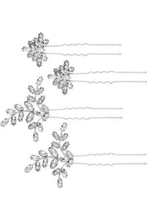 Moodstreet Clear Hair Clips 4 PackJeden