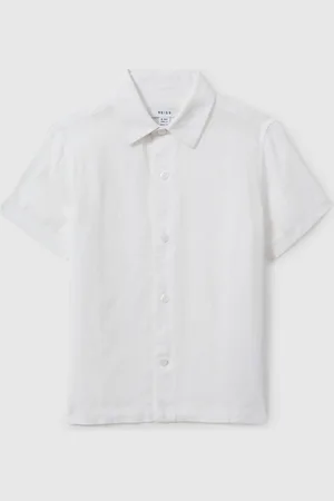 Reiss Holiday Short Sleeve 100% Linen Shirt4