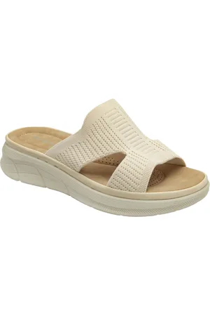Dunlop Elasticated Mules Wedge Sandalseu37