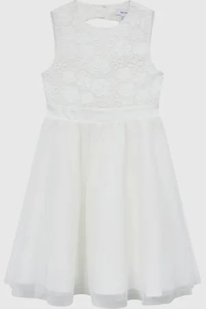 Reiss Kit Lace Tulle Occasion Dress116122 cm