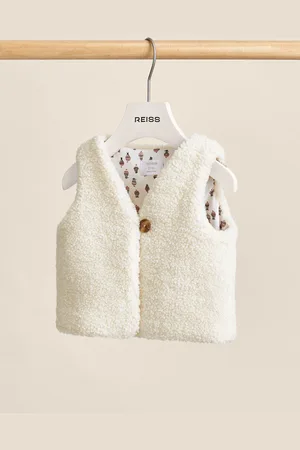 Reiss Shai Lined Fleece Gilet6874 cm