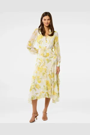 Forever New Sutton Ruffle Hem Midi Dress36